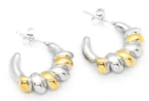 Aros de acero quirurgico bicolor 19mm